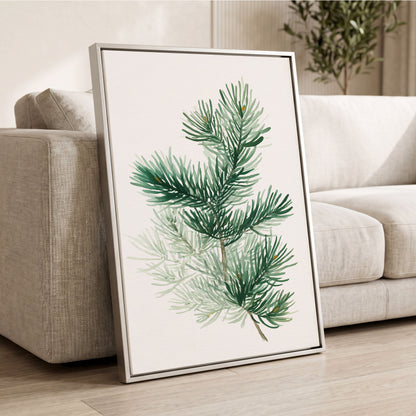Evergreen Whispers – wall art displayed in a styled interior, gallery view 2