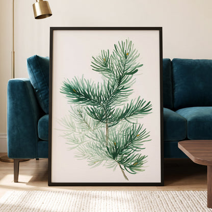 Evergreen Whispers – wall art displayed in a styled interior, gallery view 6