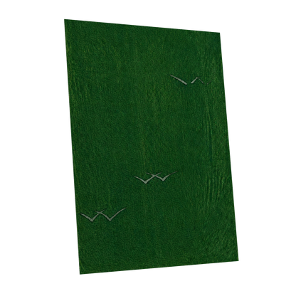 Flight Through Green, green, gray, black nature wall art shown as a unframed poster wall art print