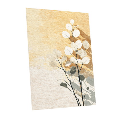 Gilded Botanical Shadows – unframed poster option