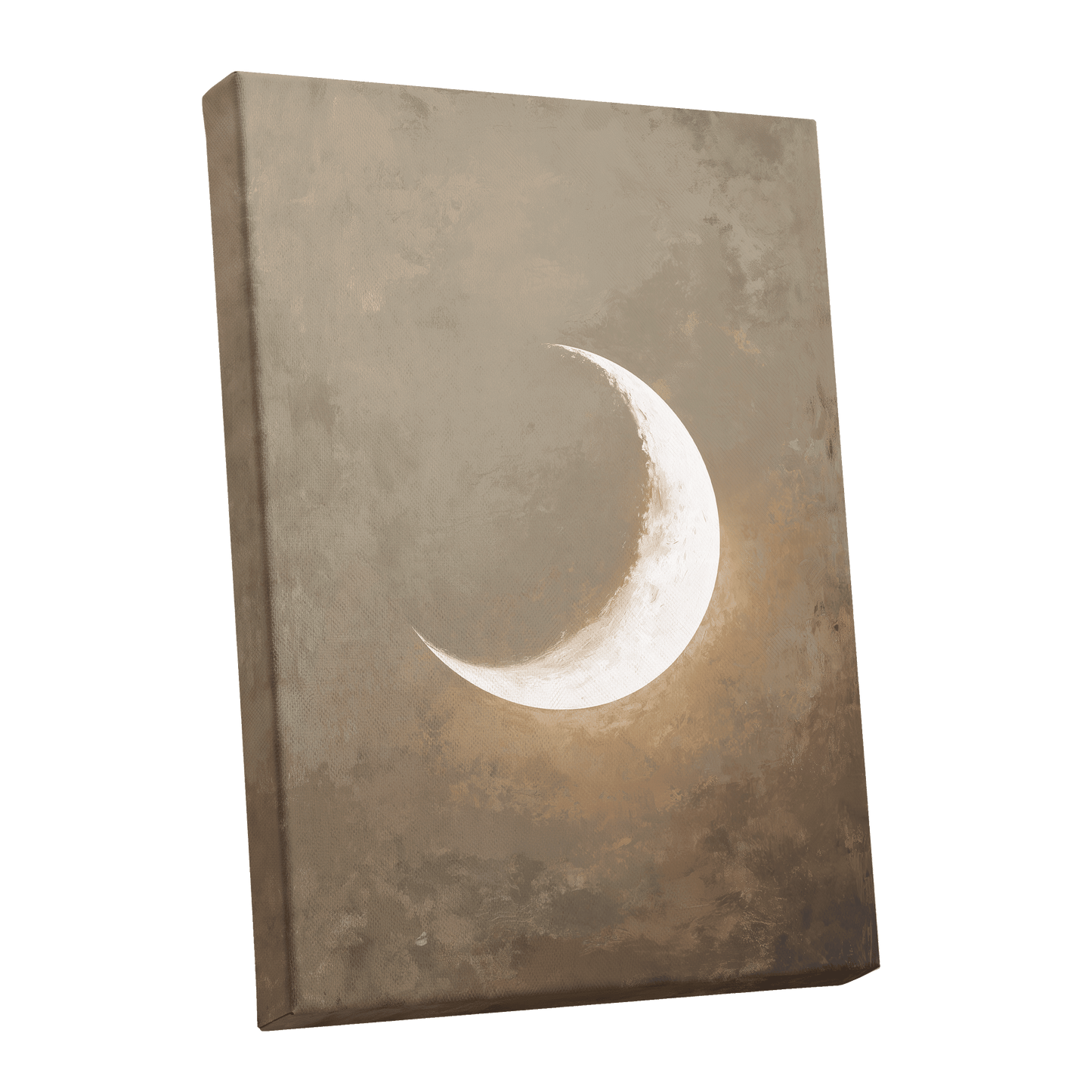 Gilded Crescent – stretched canvas option