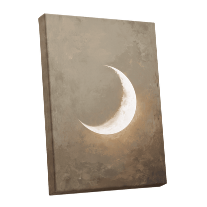 Gilded Crescent – stretched canvas option