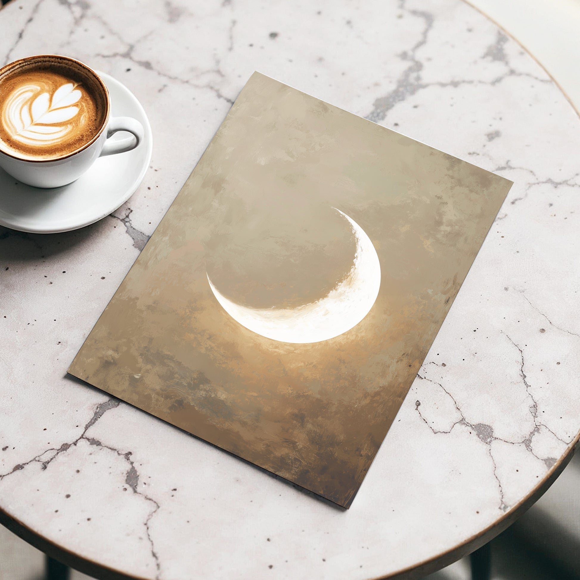 Gilded Crescent – wall art displayed in a styled interior, gallery view 3