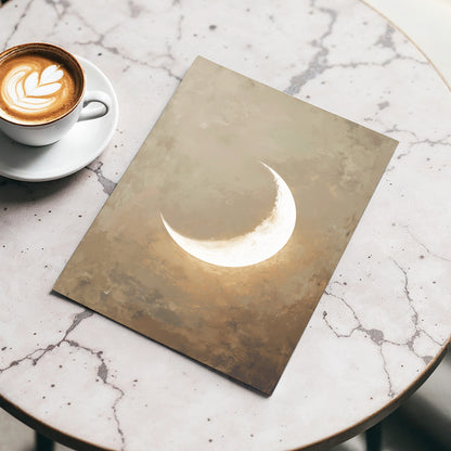 Gilded Crescent – wall art displayed in a styled interior, gallery view 3