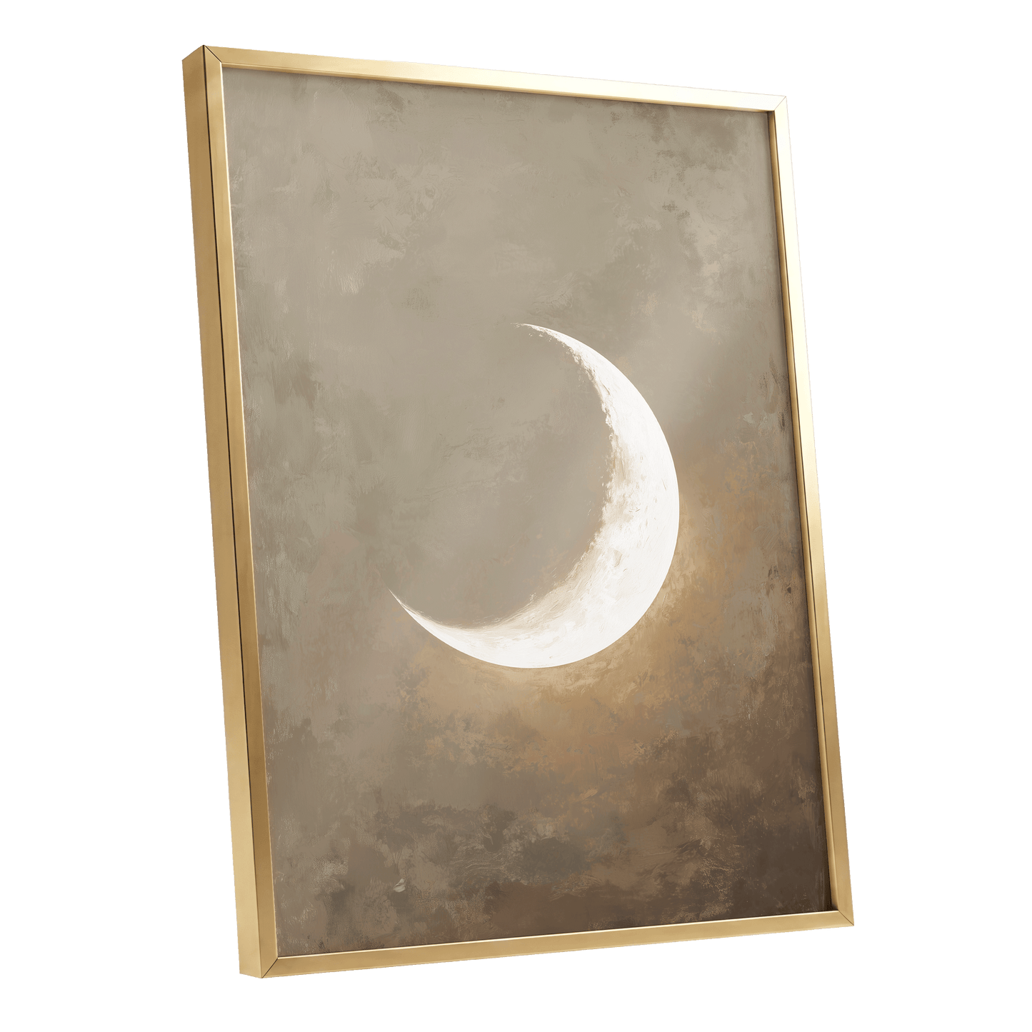 Gilded Crescent – gold framed poster option