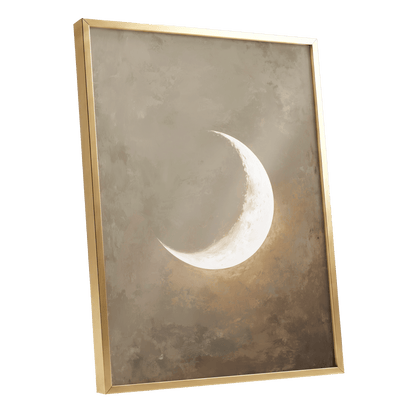 Gilded Crescent – gold framed poster option
