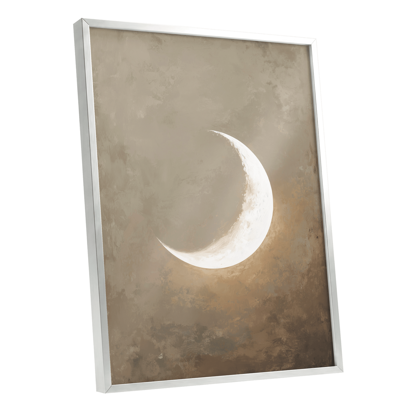 Gilded Crescent – silver framed poster option