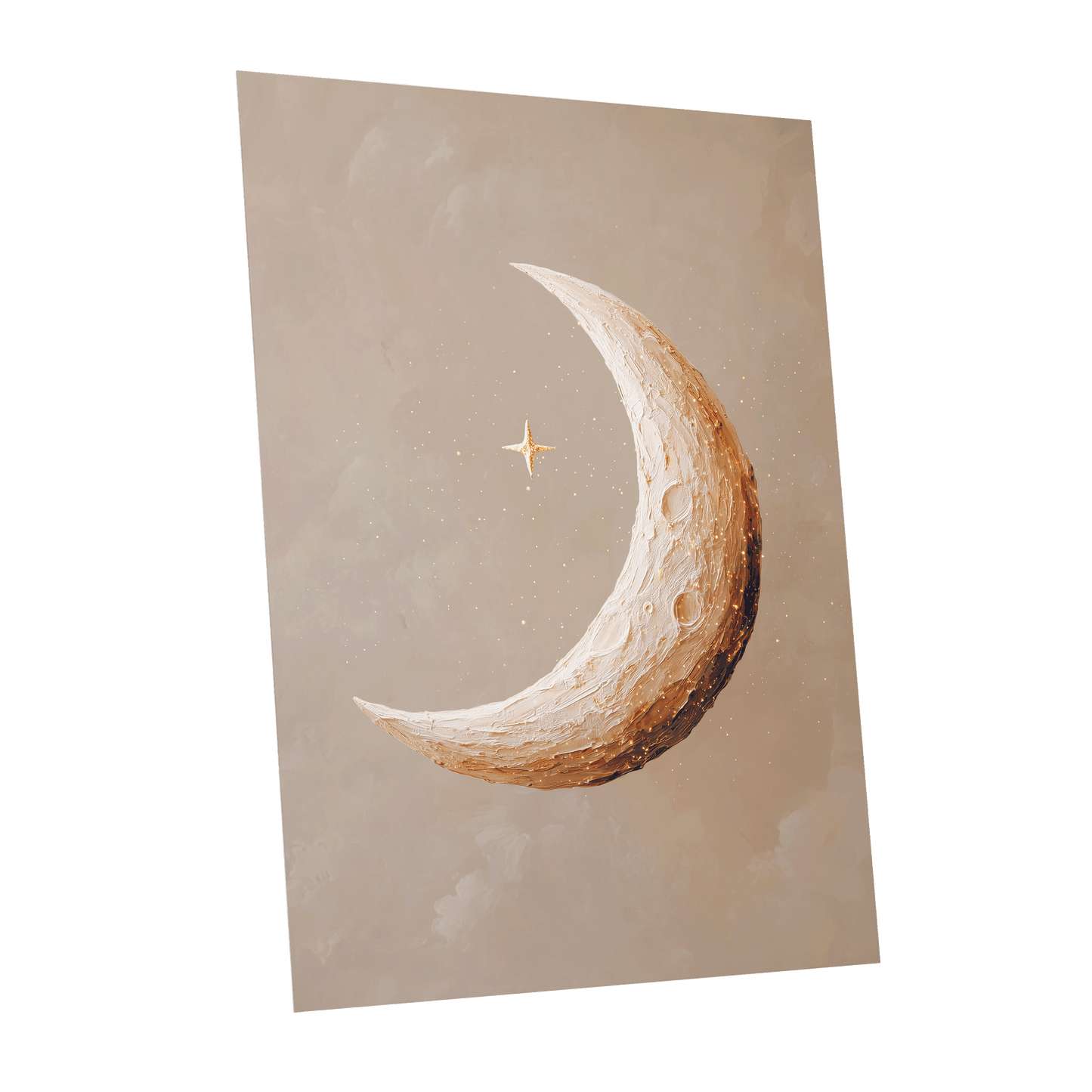 Gilded Crescent – unframed poster option
