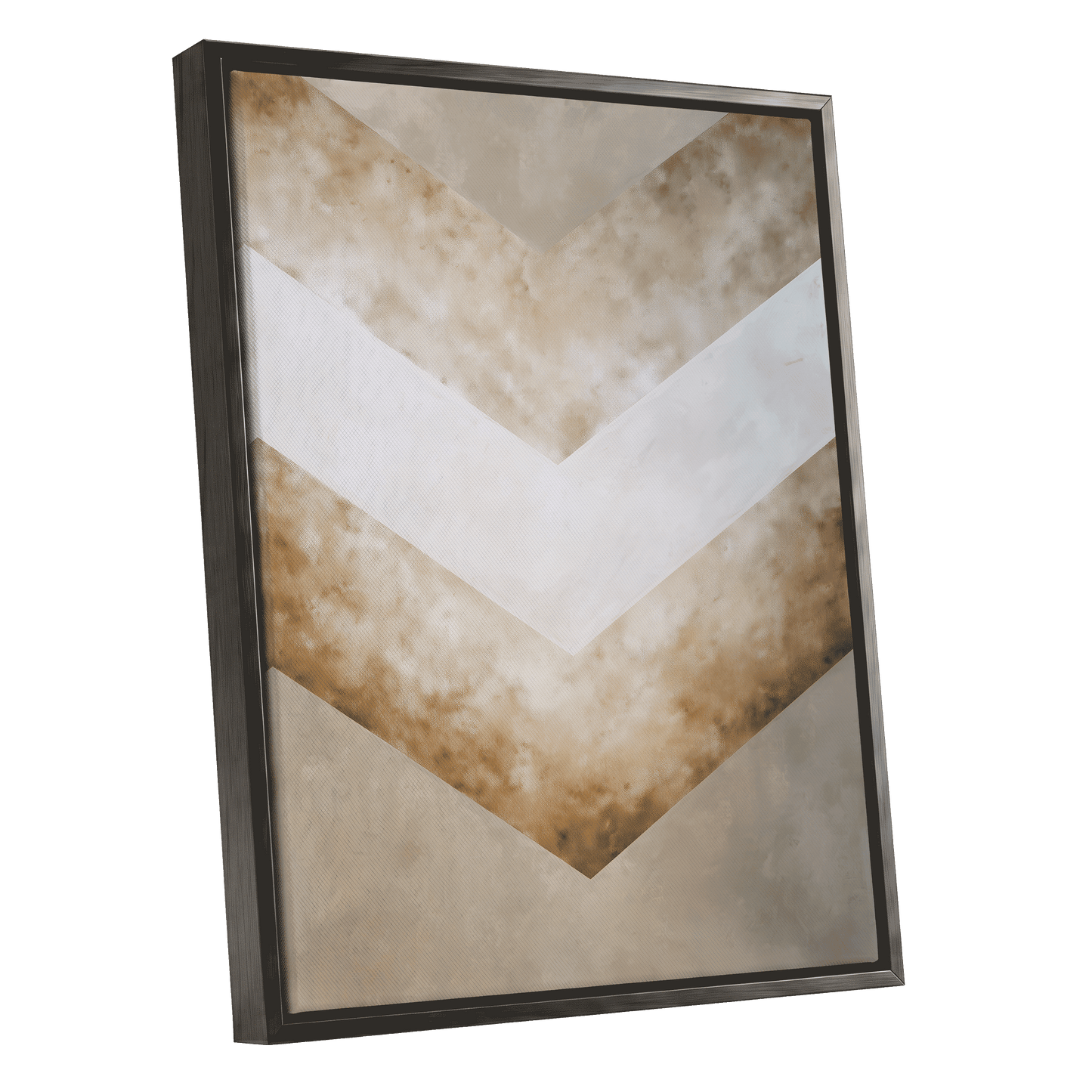 Gilded Descent – black framed canvas option