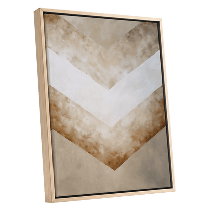 Gilded Descent – oak framed canvas option