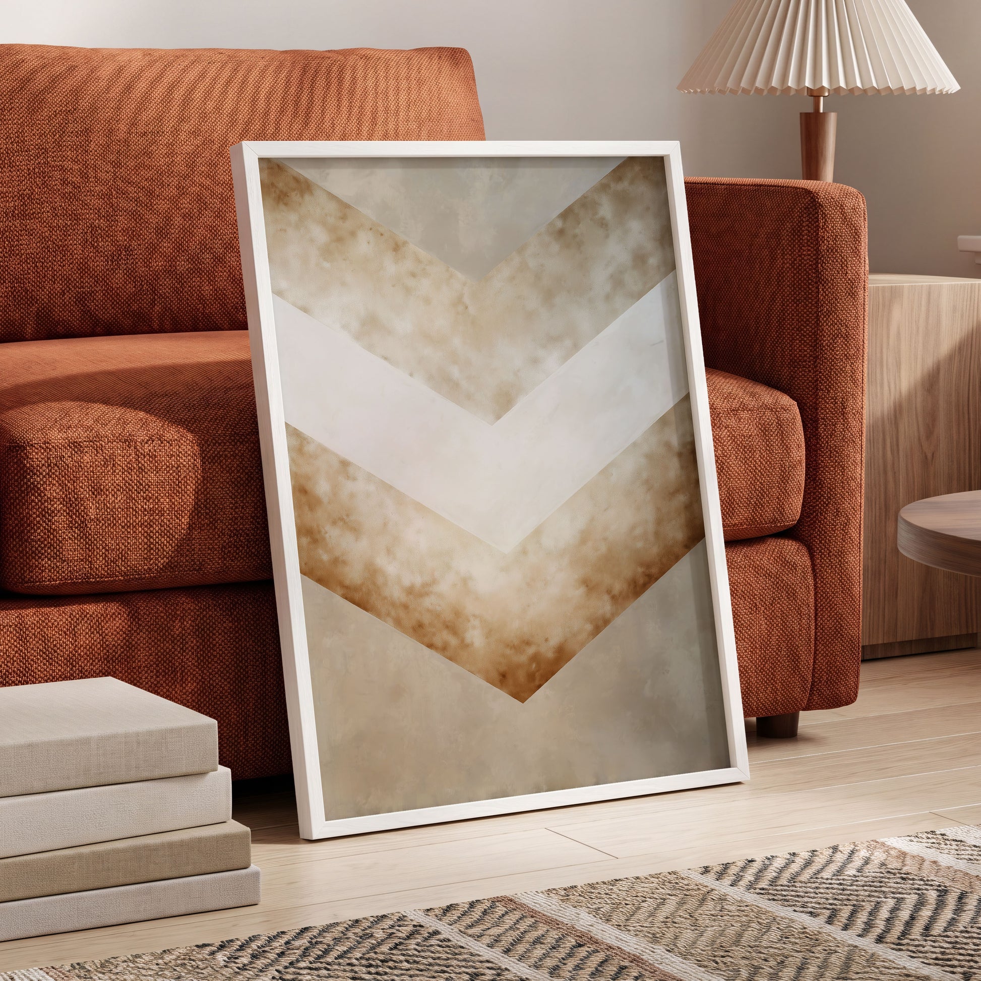 Gilded Descent – wall art displayed in a styled interior, gallery view 6