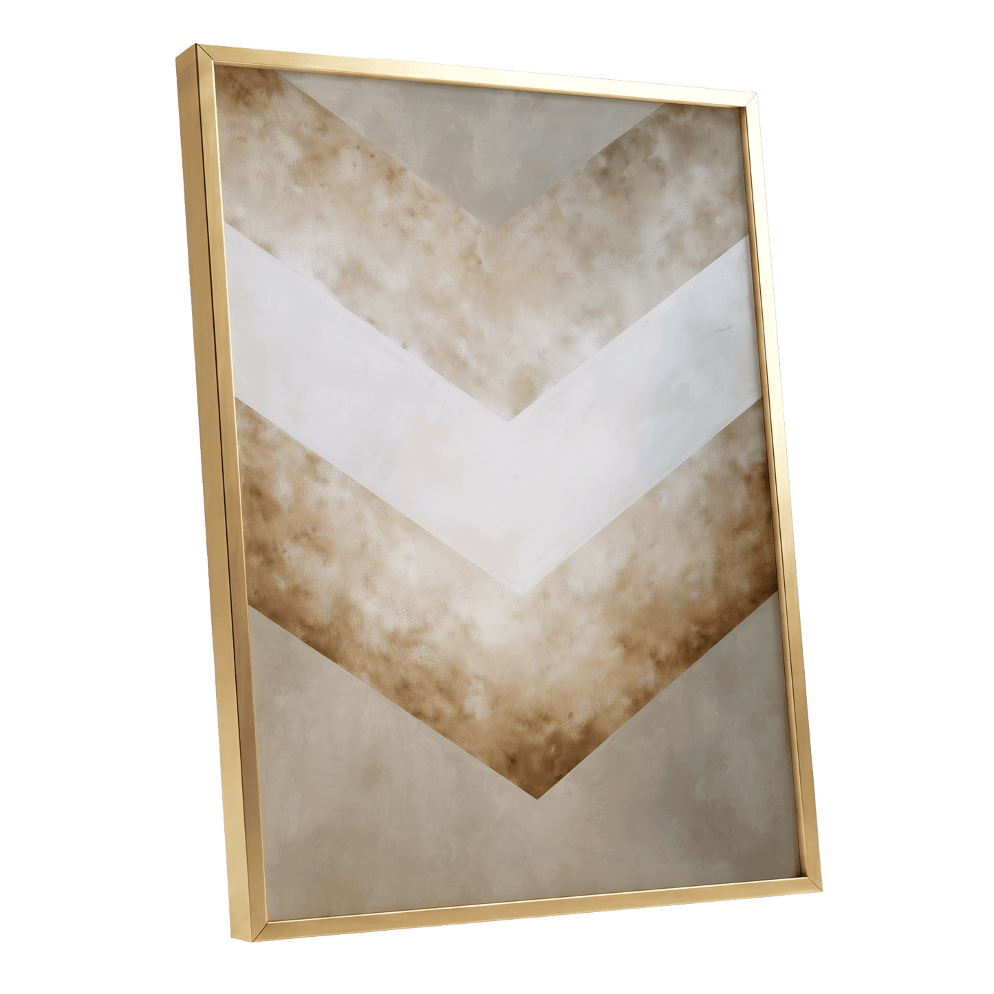 Gilded Descent – gold framed poster option