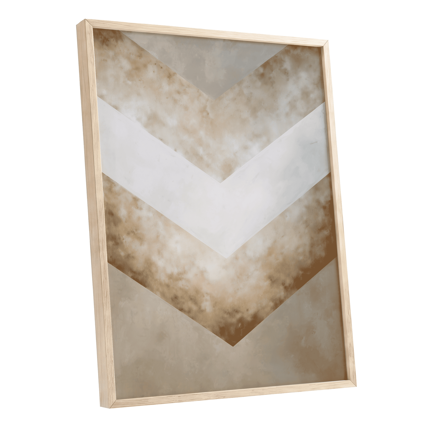 Gilded Descent – oak framed poster option
