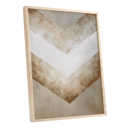 Gilded Descent – oak framed poster option