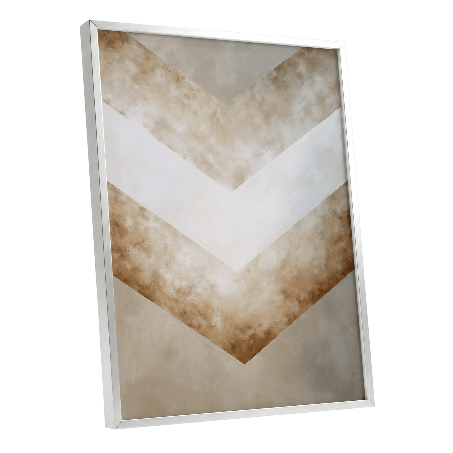 Gilded Descent – silver framed poster option