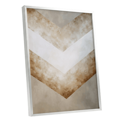 Gilded Descent – silver framed poster option