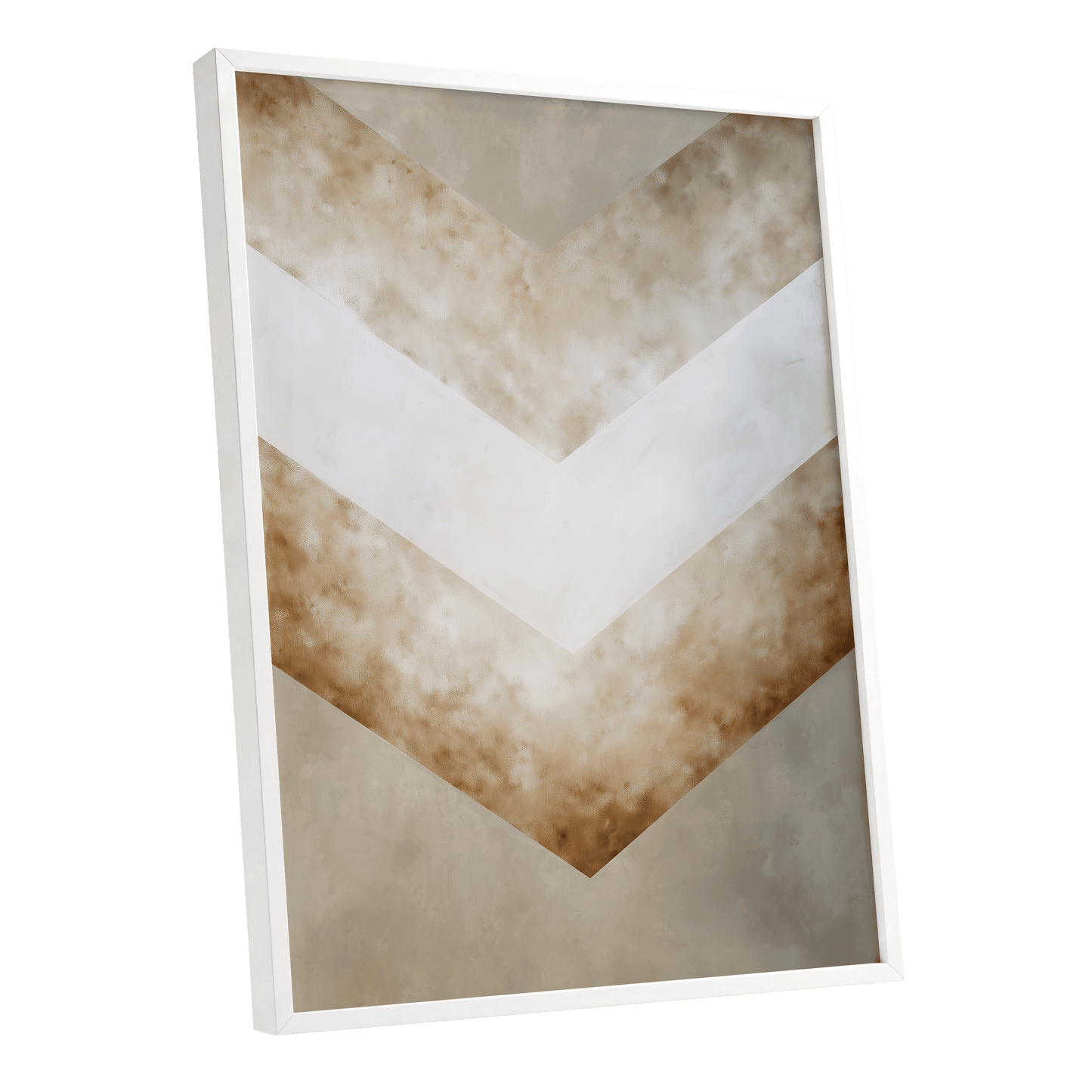 Gilded Descent – white framed poster option