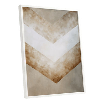 Gilded Descent – white framed poster option