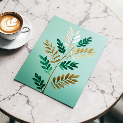 Gilded Garden Rhythm – wall art displayed in a styled interior, gallery view 3