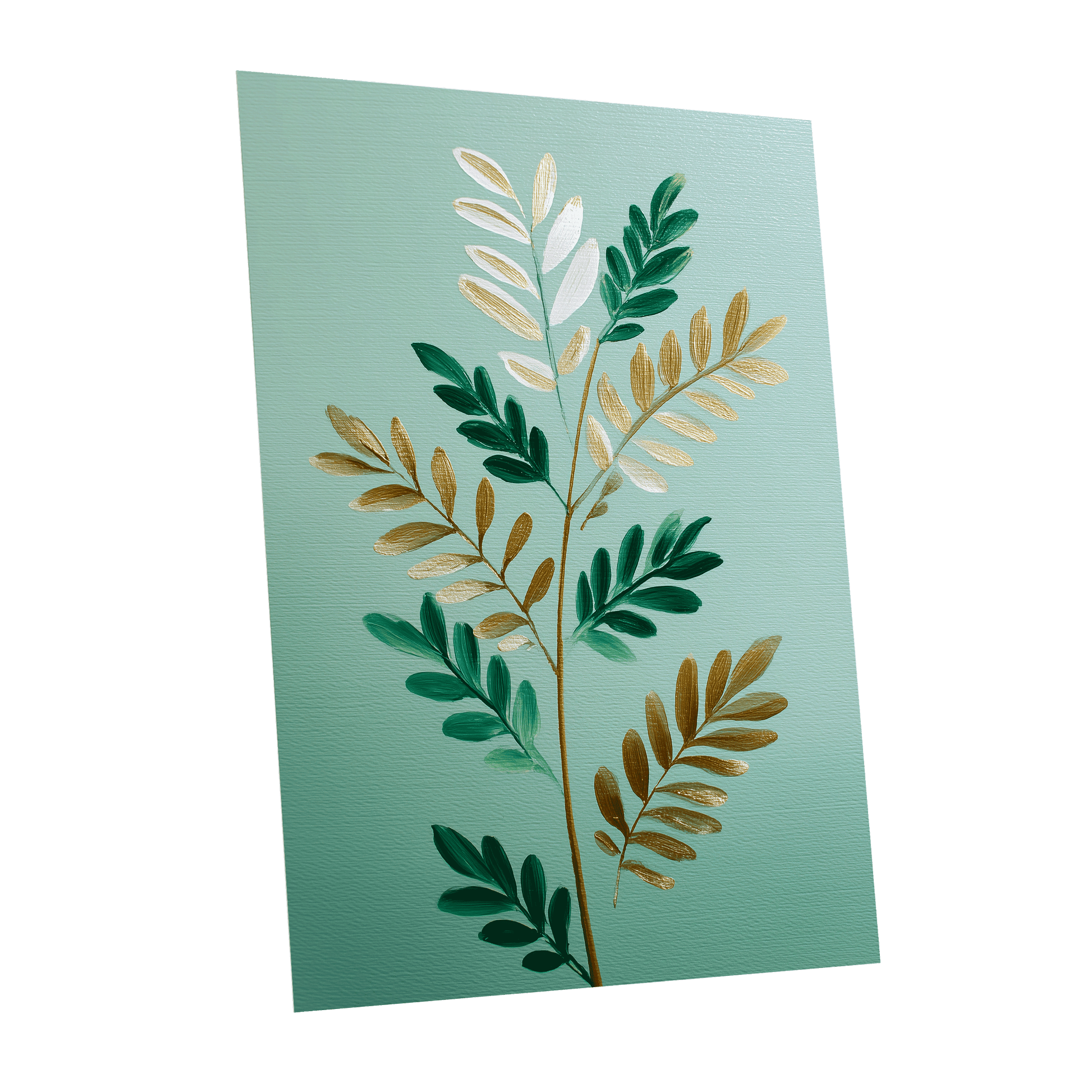 Gilded Garden Rhythm – unframed poster option