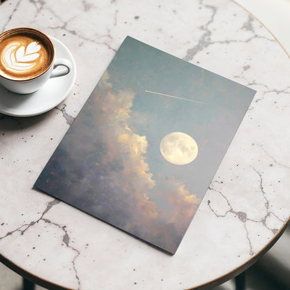 Gilded Moonfall – wall art displayed in a styled interior, gallery view 3