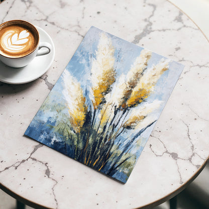 Gilded Pampas – wall art displayed in a styled interior, gallery view 3