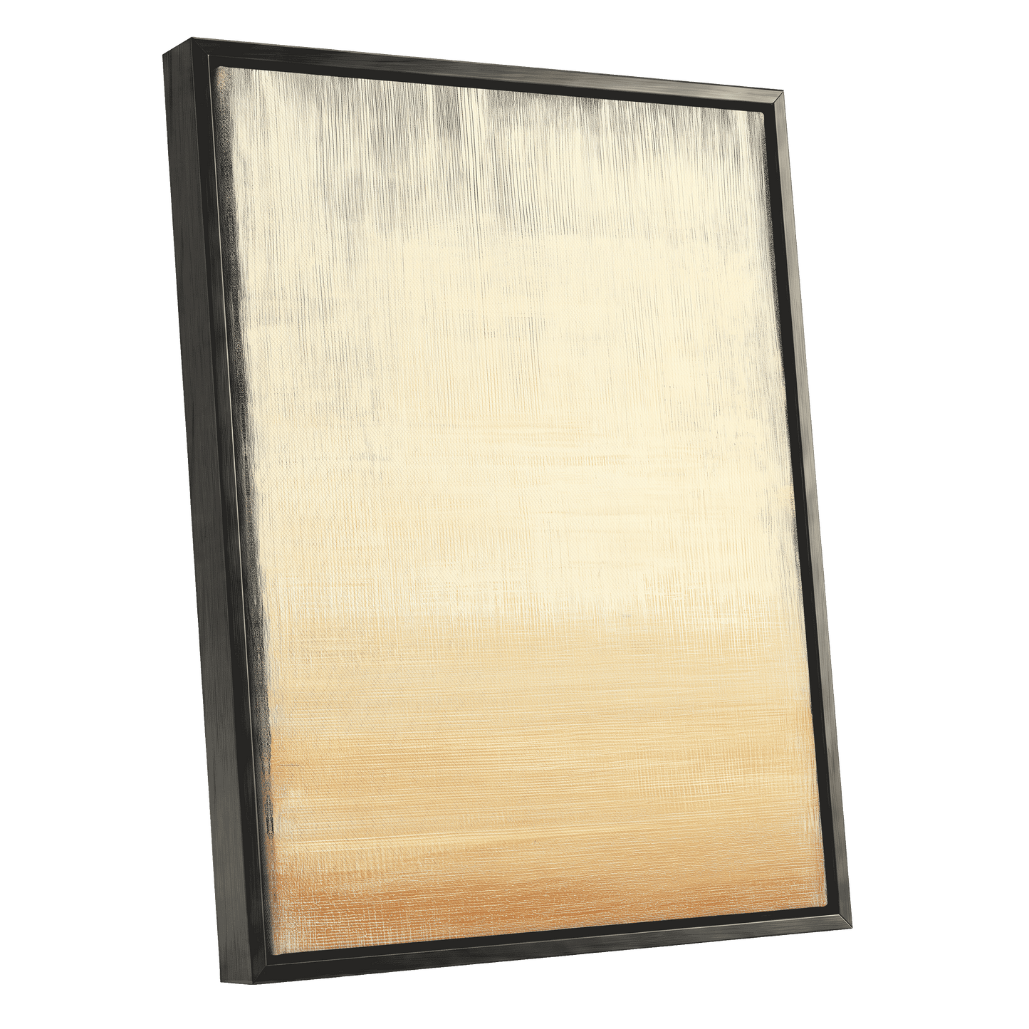 Gilded Stillness – black framed canvas option