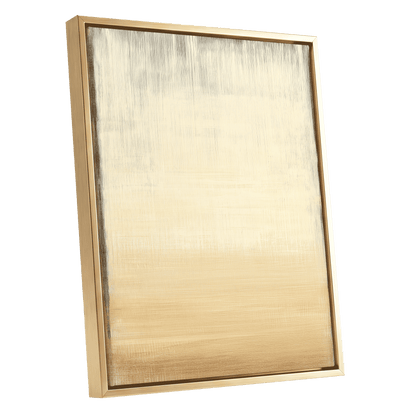Gilded Stillness – gold framed canvas option