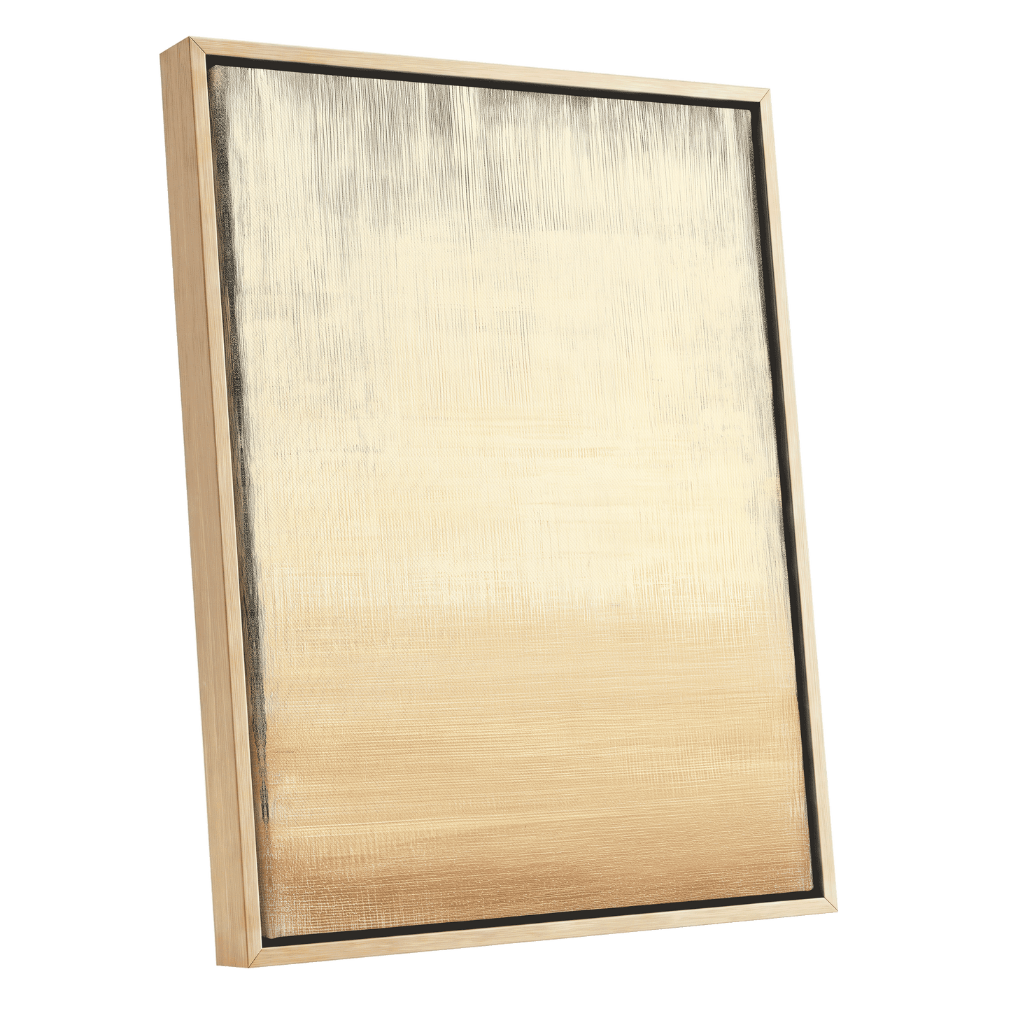 Gilded Stillness – oak framed canvas option