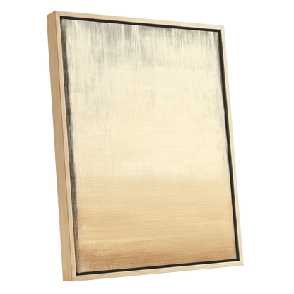Gilded Stillness – oak framed canvas option