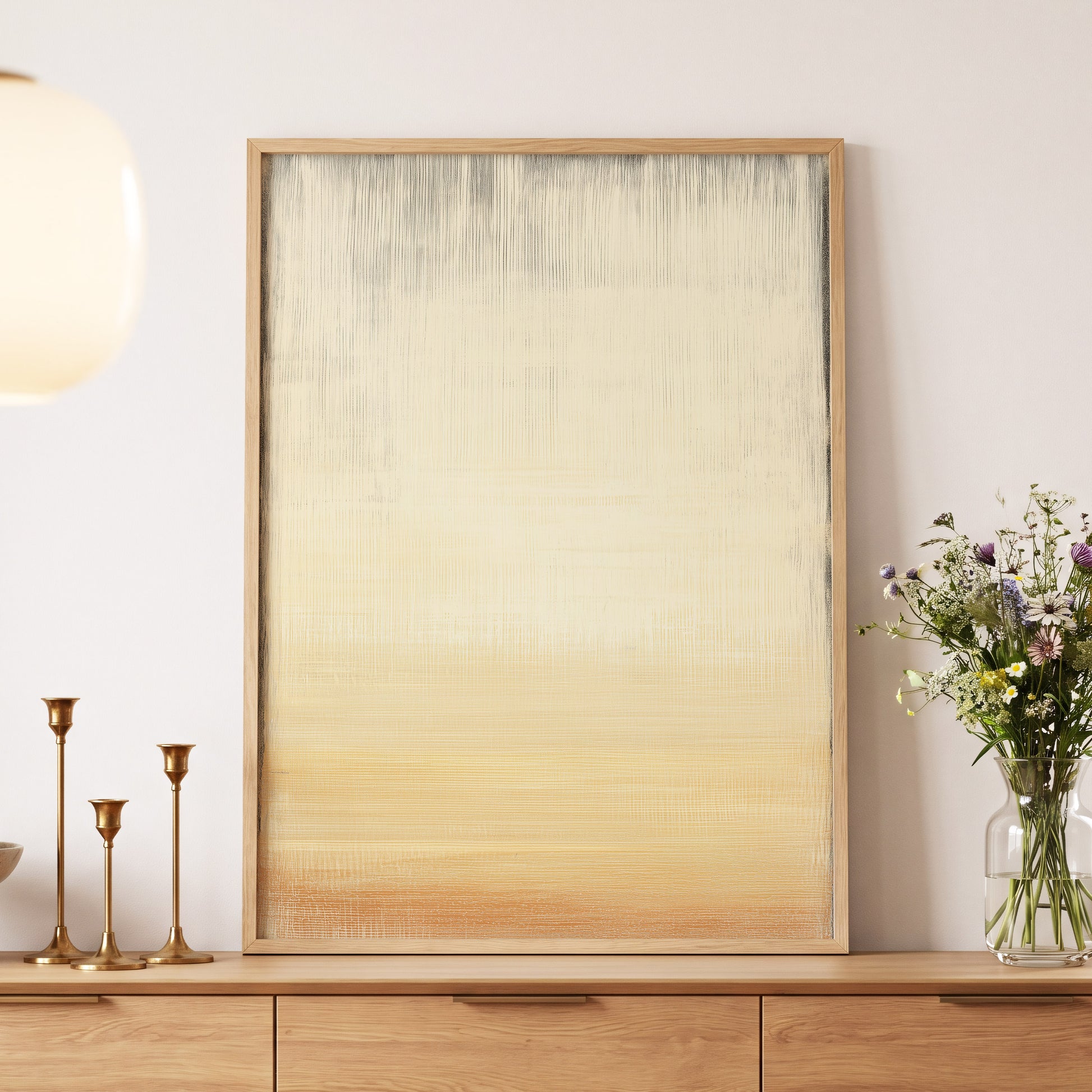 Gilded Stillness – wall art displayed in a styled interior, gallery view 5