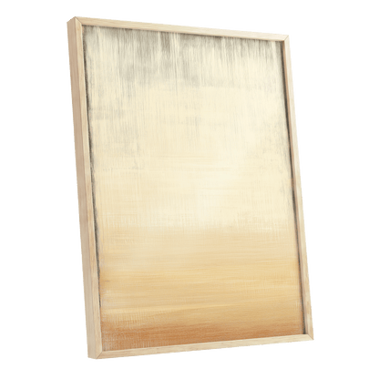 Gilded Stillness – oak framed poster option
