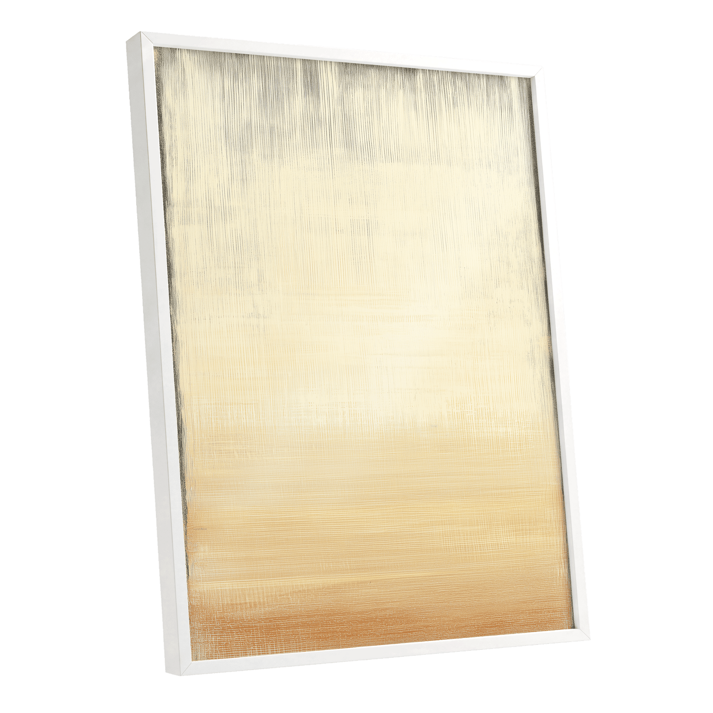 Gilded Stillness – white framed poster option