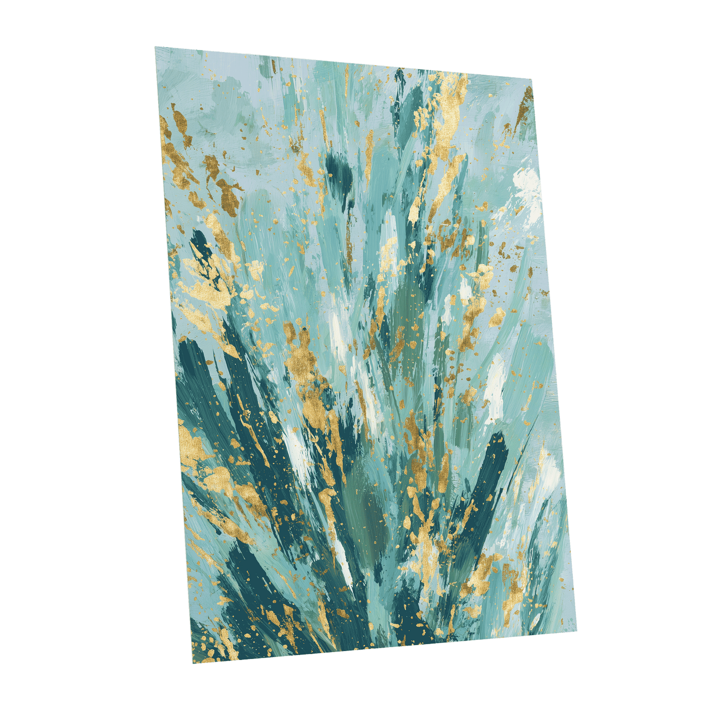 Gilded Tidal Veil – unframed poster option