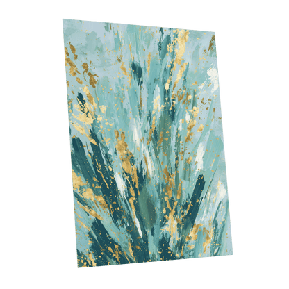 Gilded Tidal Veil – unframed poster option