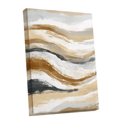 Gilded Tides – stretched canvas option