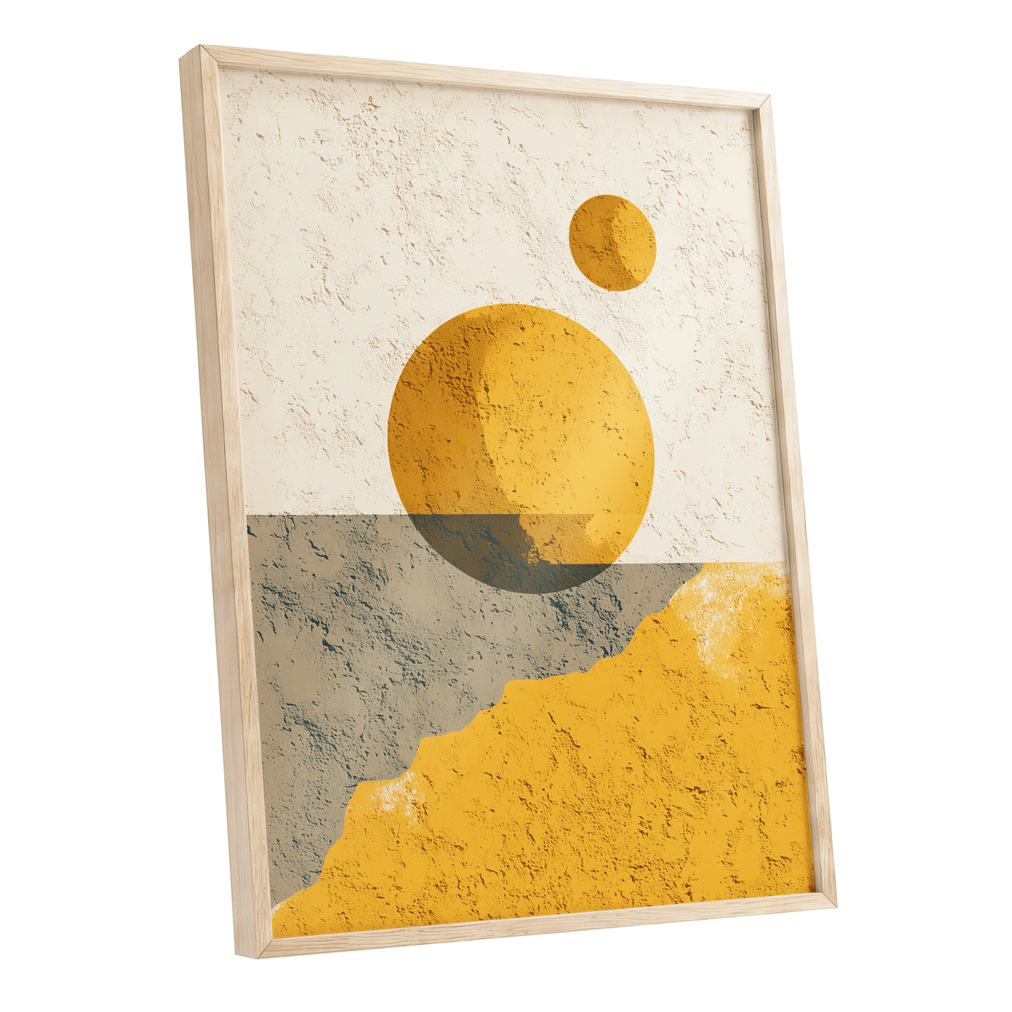 Golden Horizon Forms – oak framed poster option