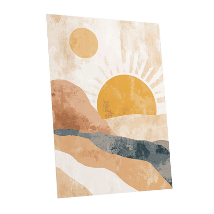 Golden Sun River – unframed poster option