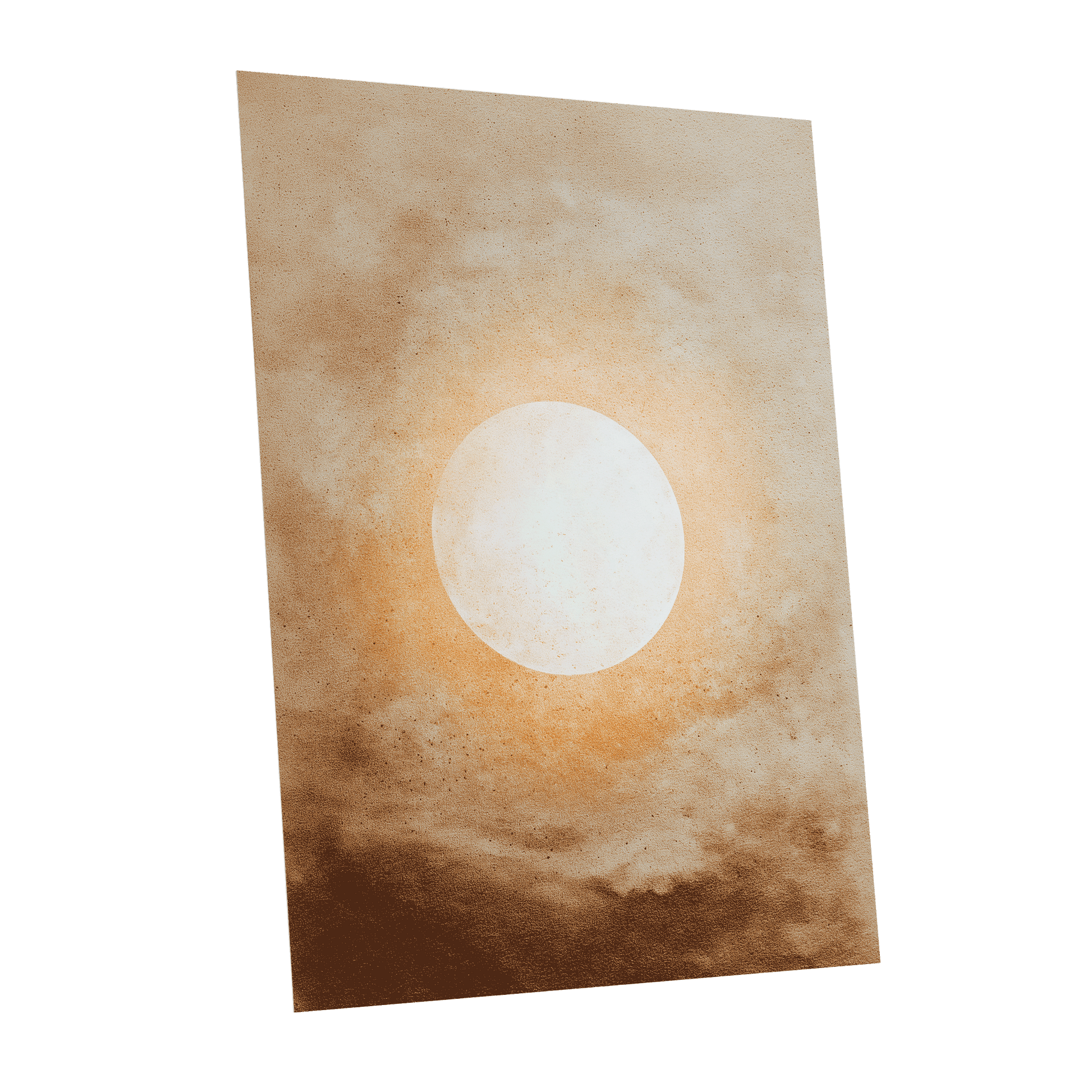 Halo Over Amber – unframed poster option