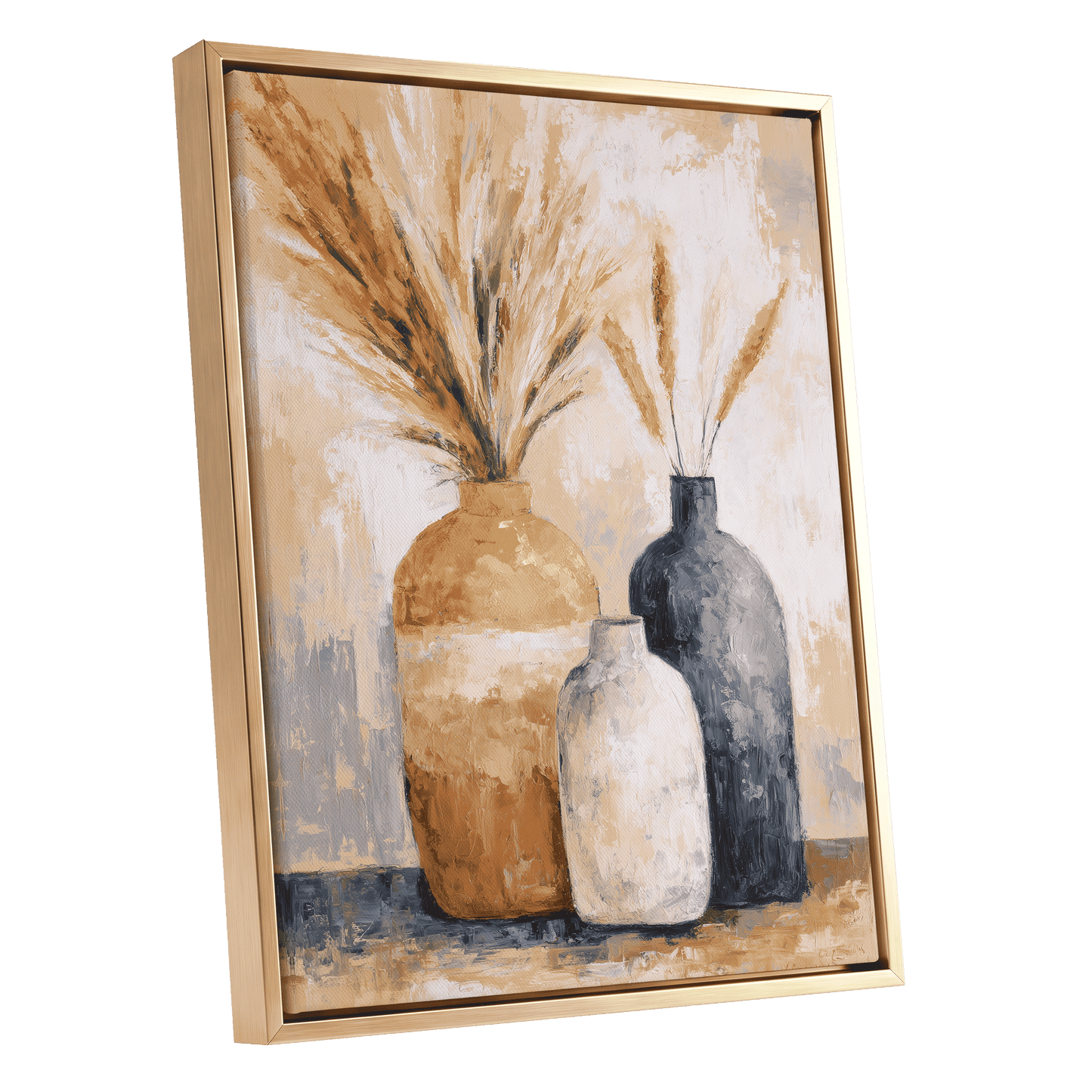 Harvest Vessel Study – gold framed canvas option