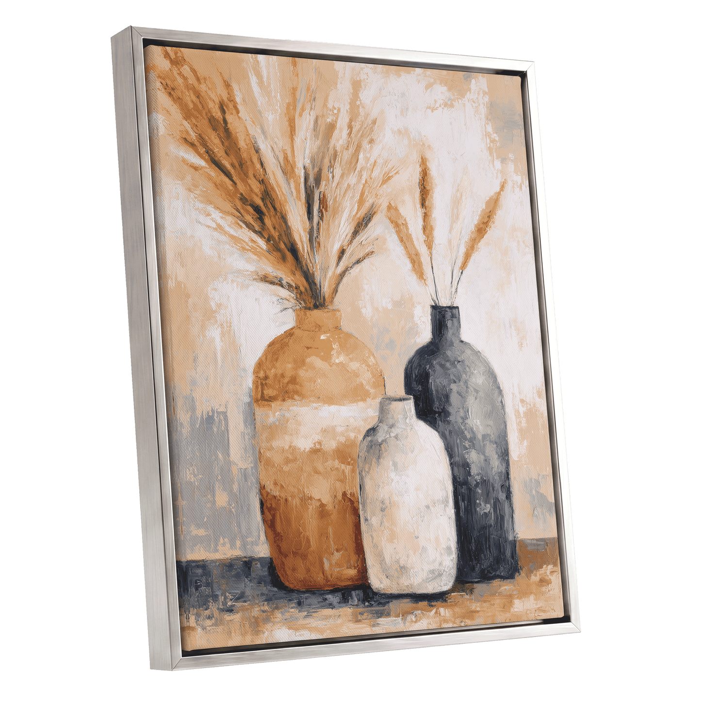 Harvest Vessel Study – silver framed canvas option
