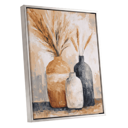 Harvest Vessel Study – silver framed canvas option
