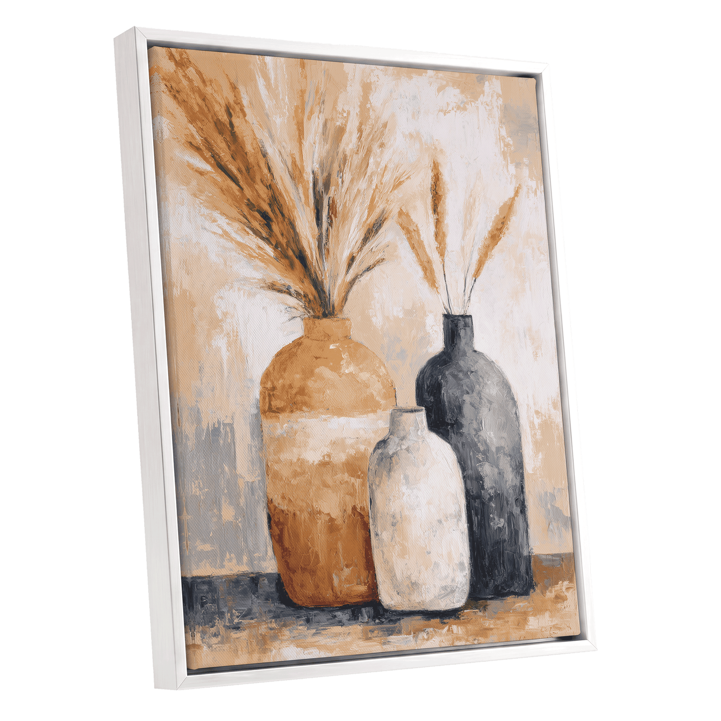 Harvest Vessel Study – white framed canvas option