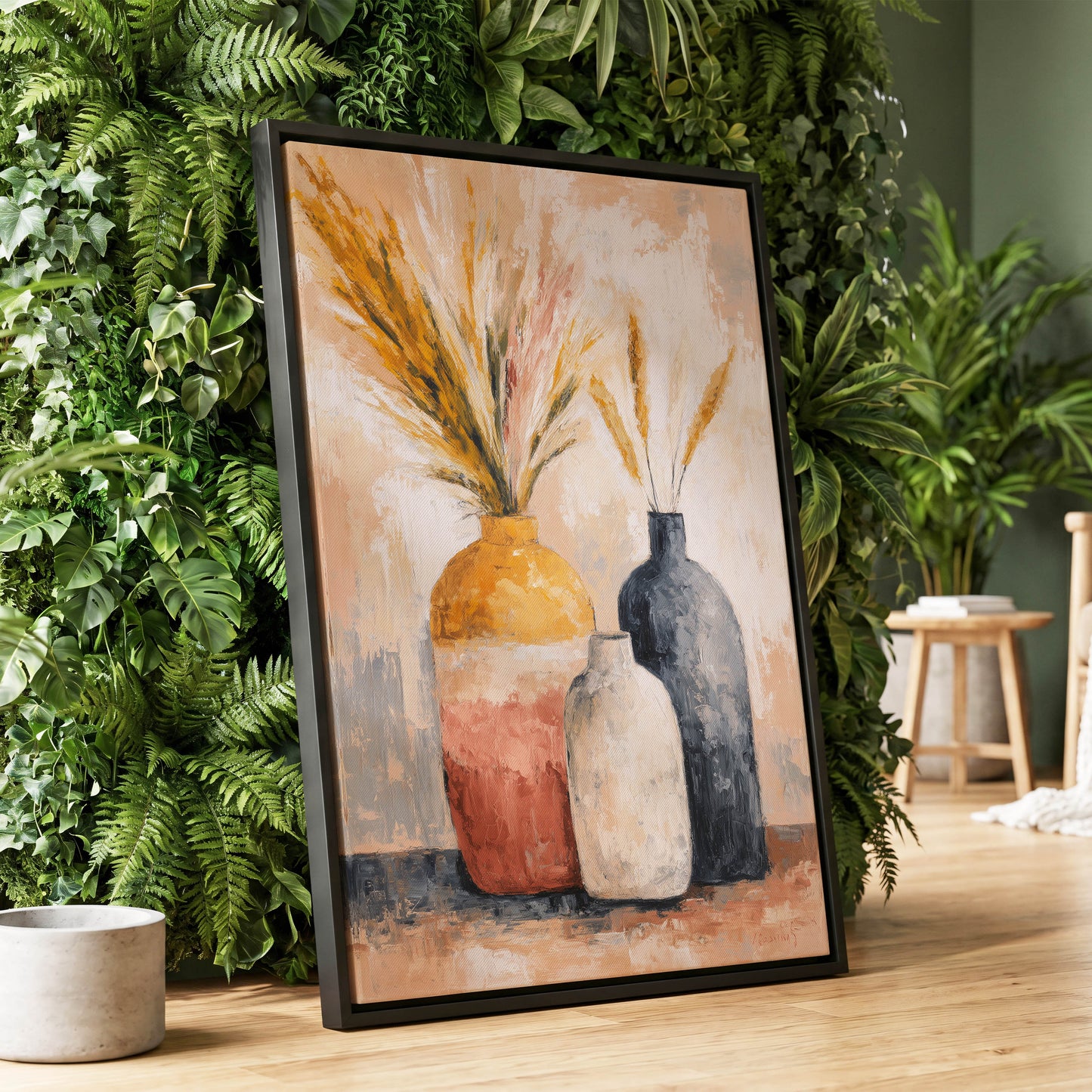 Harvest Vessel Study – wall art displayed in a styled interior, gallery view 1