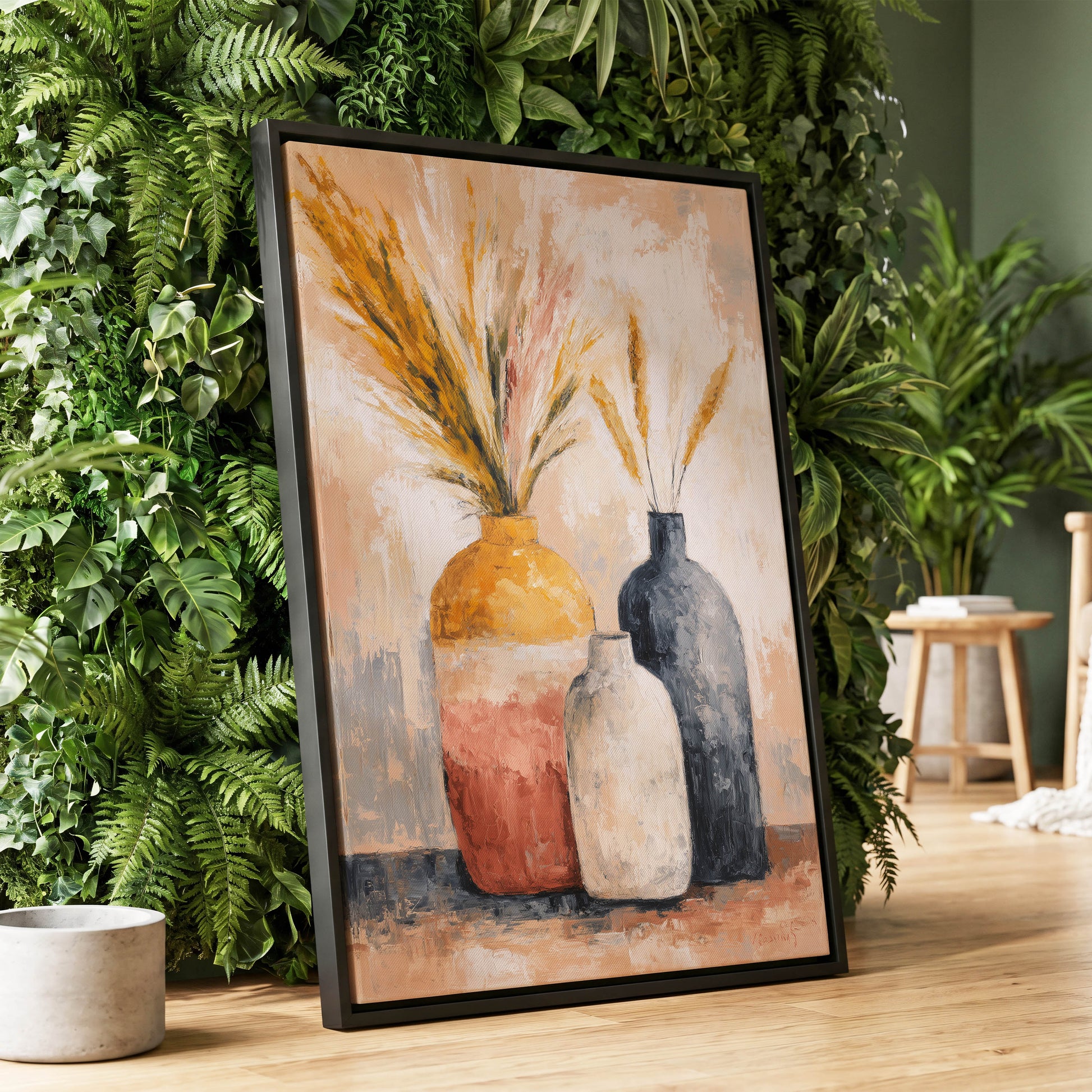 Harvest Vessel Study – wall art displayed in a styled interior, gallery view 1