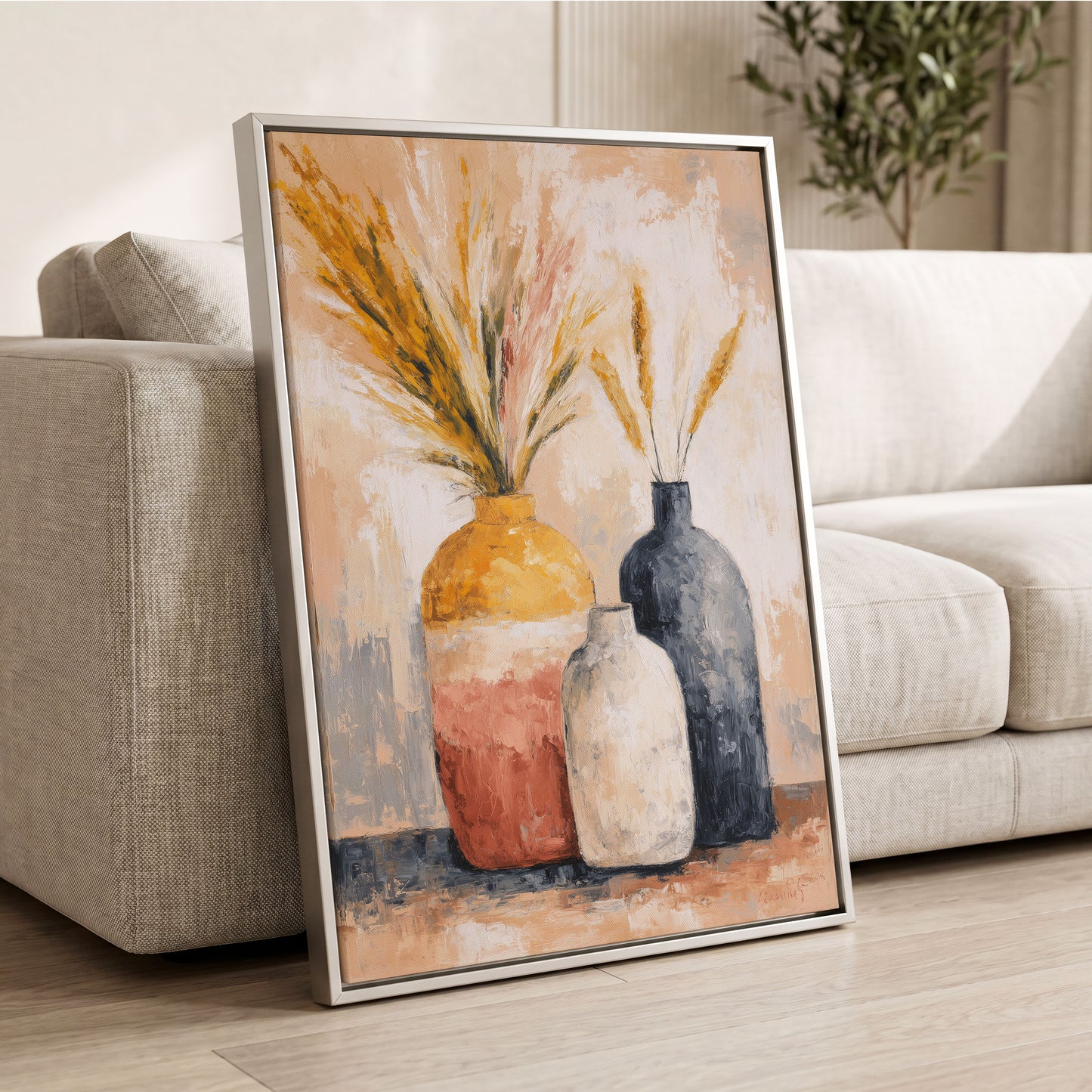 Harvest Vessel Study – wall art displayed in a styled interior, gallery view 2