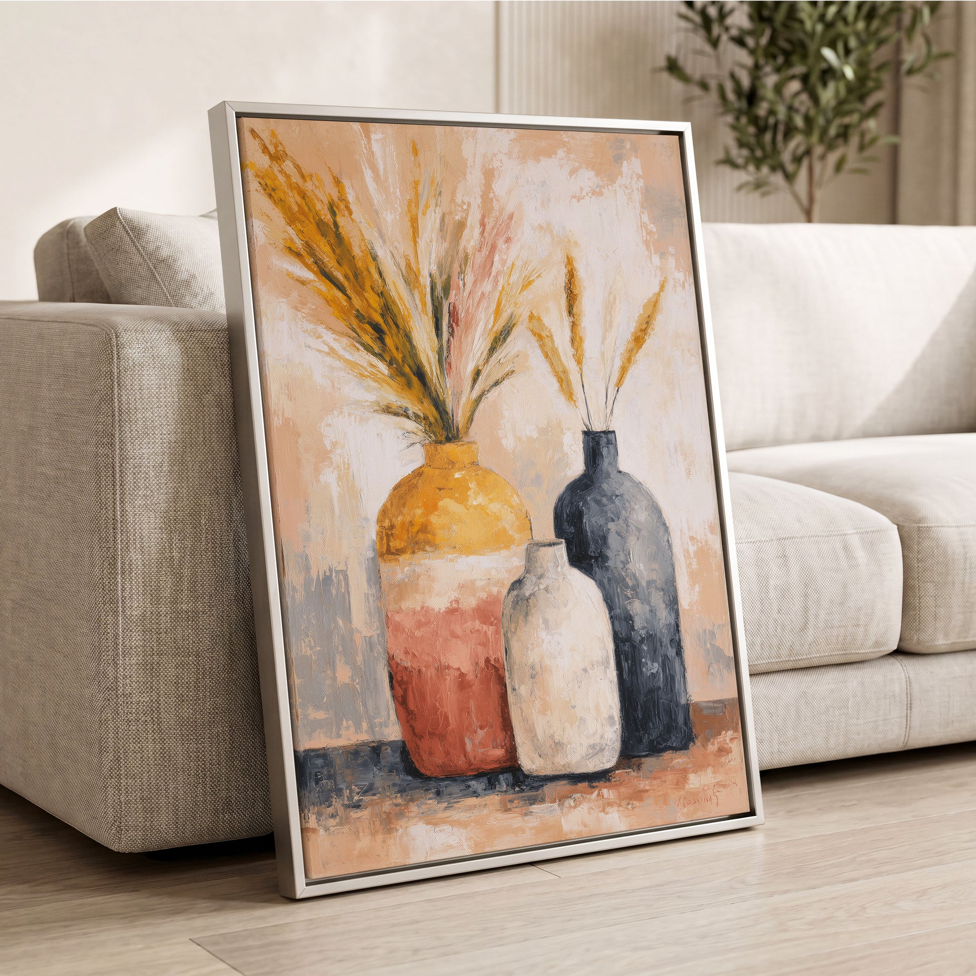 Harvest Vessel Study – wall art displayed in a styled interior, gallery view 2