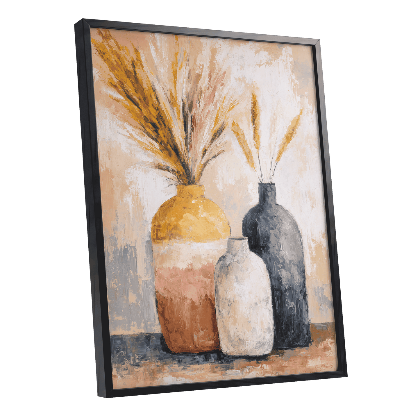 Harvest Vessel Study – black framed poster option