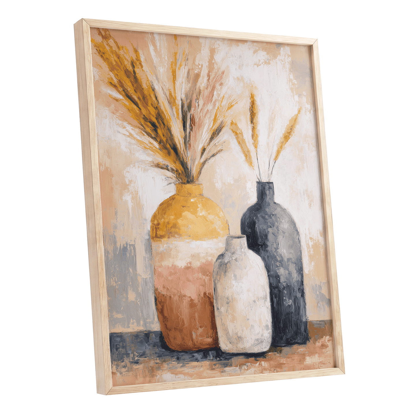 Harvest Vessel Study – oak framed poster option