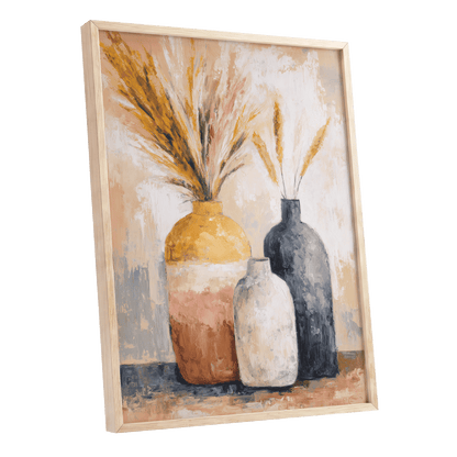 Harvest Vessel Study – oak framed poster option
